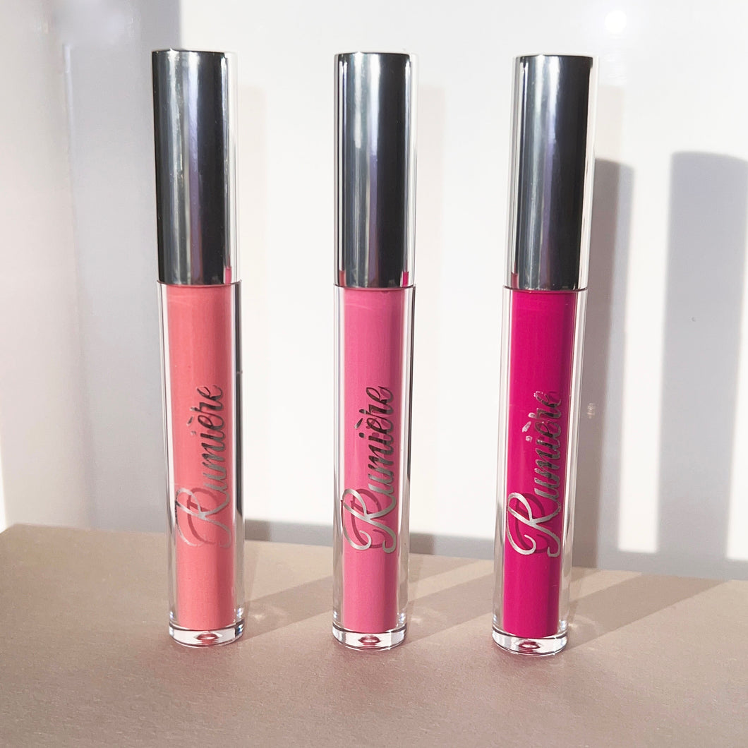 Rumière Matte Liquid Lipstick Pink Lippie Bundle